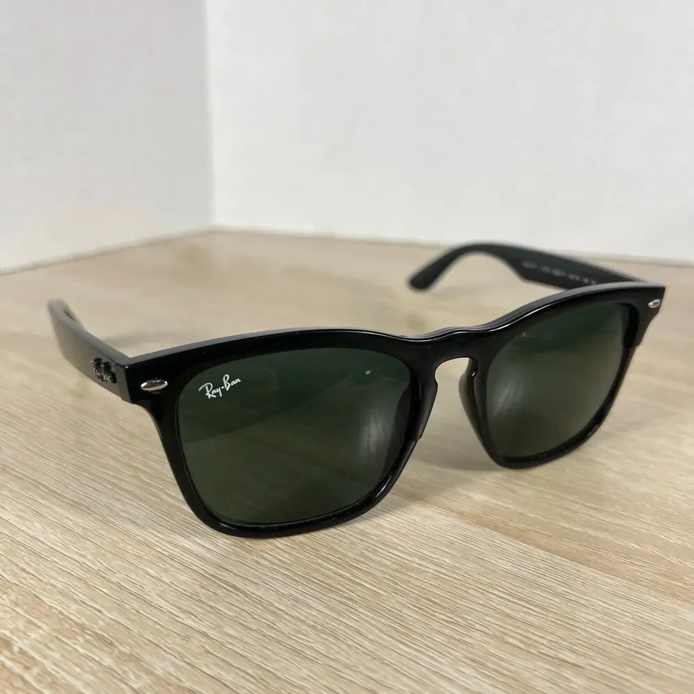 Ray-Ban RB4487-F Steve 6629/71 Sunglasses Polished Black 54-18-145 Italy